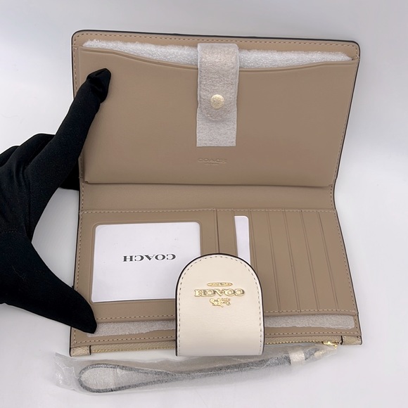 Coach Tech Wallet In Signature Canvas With Nostalgic Ditsy Print - Picture 8 of 15